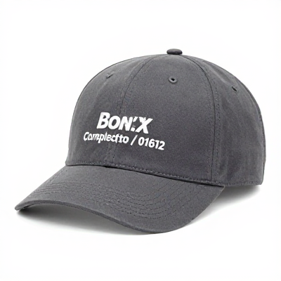 Boné Compacto Cinza 01612