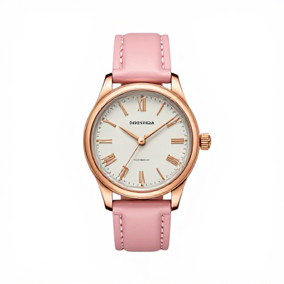 Relógio Vintage Rosa 01930