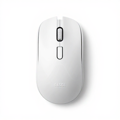 Mouse Moderno Branco 04008