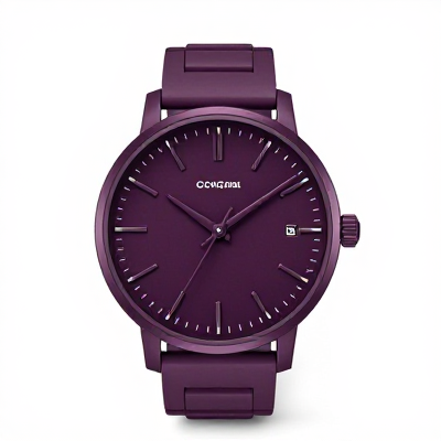 Relógio Moderno Roxo 02862
