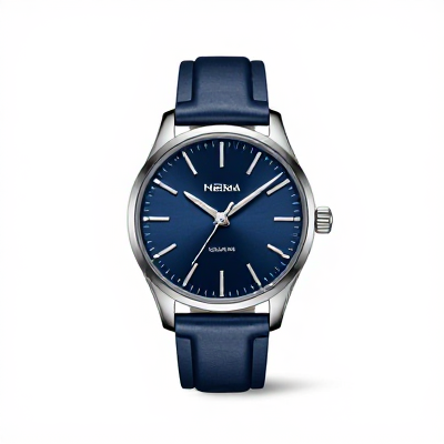 Relógio Clássico Azul 03541