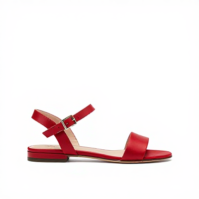 Sandália Essencial Vermelho 01393