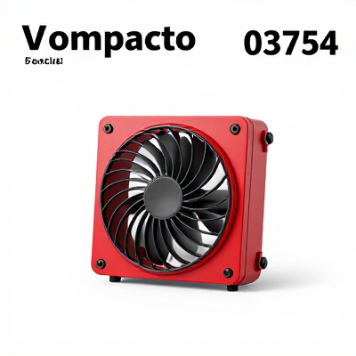 Ventilador Compacto Vermelho 03754