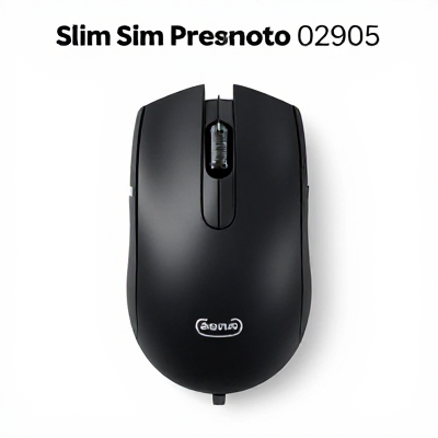 Mouse Slim Preto 02905