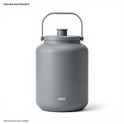 Garrafa Eco Cinza 03092