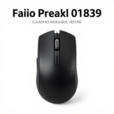 Mouse Moderno Preto 01839