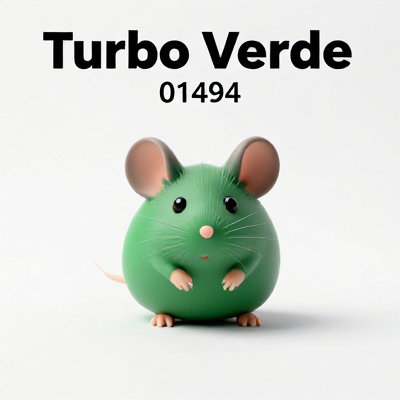 Mouse Turbo Verde 01494