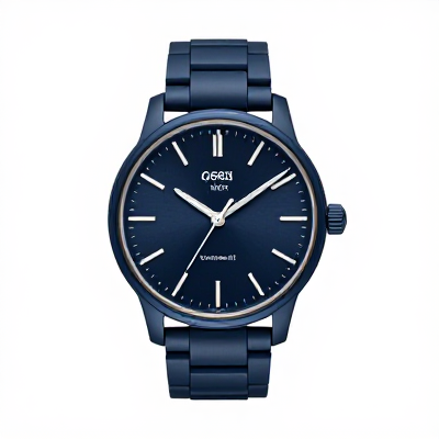 Relógio Moderno Azul 03658