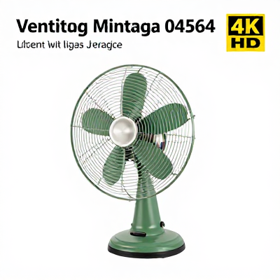 Ventilador Vintage Verde 04564
