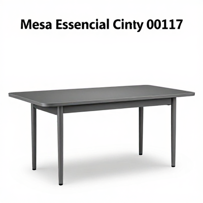 Mesa Essencial Cinza 00117