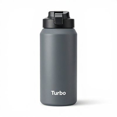 Garrafa Turbo Cinza 04015