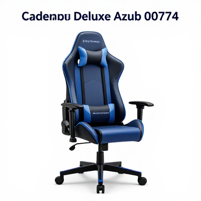 Cadeira Gamer Deluxe Azul 00774